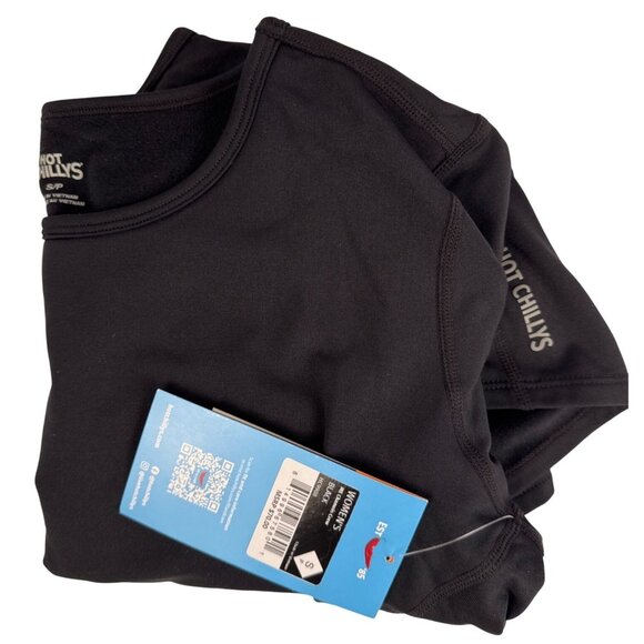 Hot Chillys Women's Micro Elite Chamois Crewneck Top Midweight Base Layer Size S - Picture 3 of 9